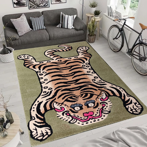 Tibetan tiger rugs - rugs, feet
