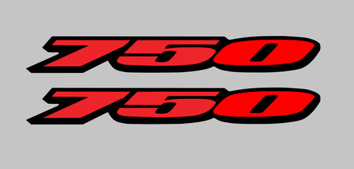 750cc decal suzuki gsx - x, gsx-r