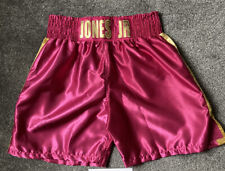 Roy Jones Jr Hand Signed Boxing Shorts / Trunks with COA AFTAL Approved