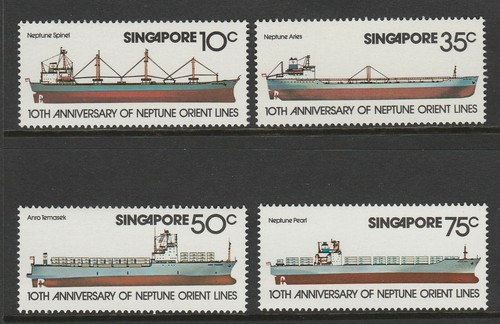 Singapore 1978 shipping - shipping, lines