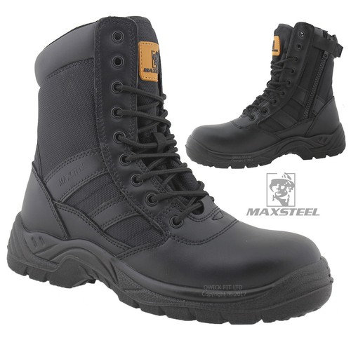 Mens leather combat boots - mens,