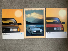 Volkswagen Scirocco /Storm Sales Brochures 3 No English 1984-90