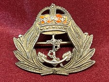 Lovely WW1/2 Royal Navy Silver enamel Sweetheart brooch w/fixing