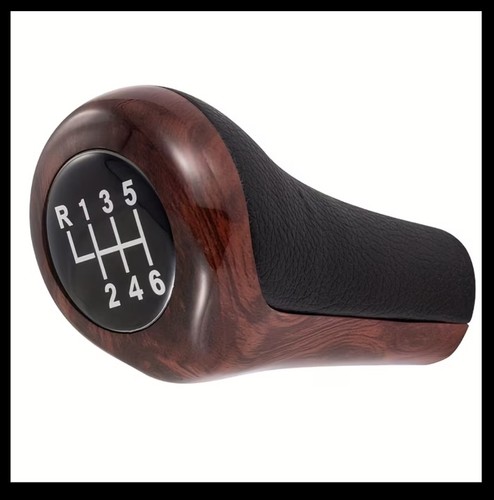 Bmw speed gear knob wood - knob, /