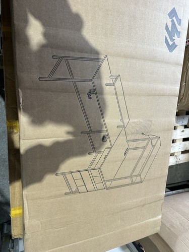 Shaped desk - l,