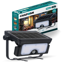 CHAPMAN Turnberry 5-in-1 7W Solar LED Floodlight with PIR, 3CCT Colour, IP65