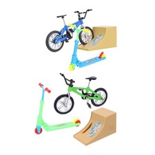 2 Sets Finger Bike Ramp Kit