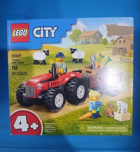 Lego city red - farm, tractor