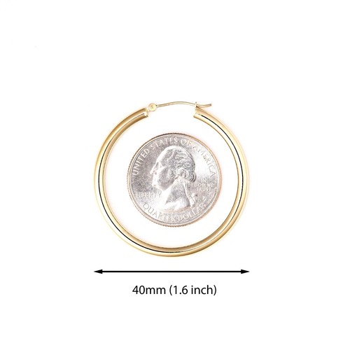 14k real solid gold shiny - solid,