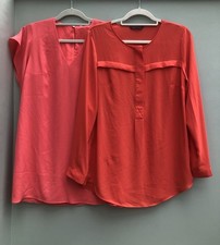 Ladies Tops Size 10 M&S Orange