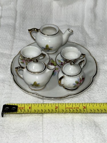 Tea set miniatures porcelain - tea,