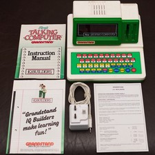 Vintage Grandstand First Talking Computer IQ Builders  with PSU & Manuals