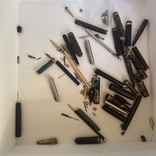 Job lot vintage pen parts - of,