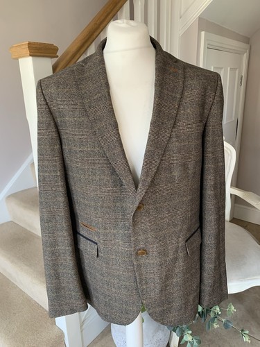 Next men brown tweed style - men's,