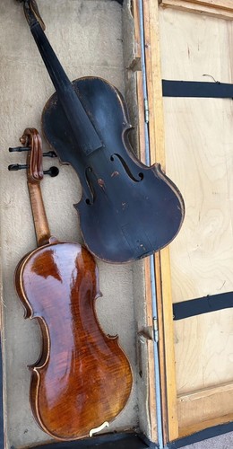 Vintage violin - vintage, violin!(2pcs)