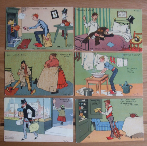 Set old tom browne comic - set,