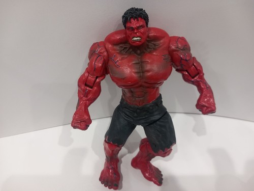 Marvel red hulk action - red, 10"