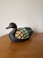 Tiffany Style Duck Table Lamp