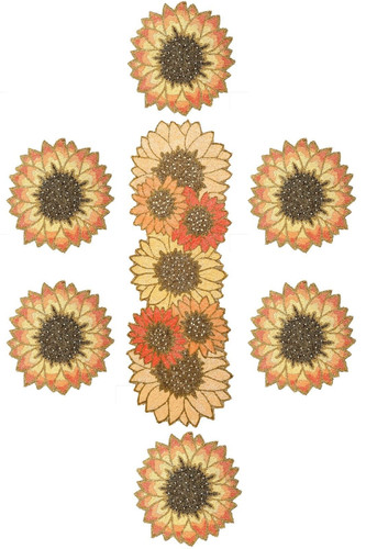 Sunflower design beads dining - design,