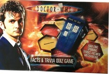 BBC 1996 DOCTOR WHO FACTS & TRIVIA QUIZ GAME BY TOY BROKERS 1996 DOCTOR WHO FACT