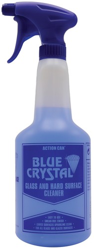 Blue crystal glass - blue, hard