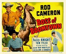 Boss Of Boomtown 1944,  Starring Rod Cameron, Tom Tyler, Fuzzy Knight