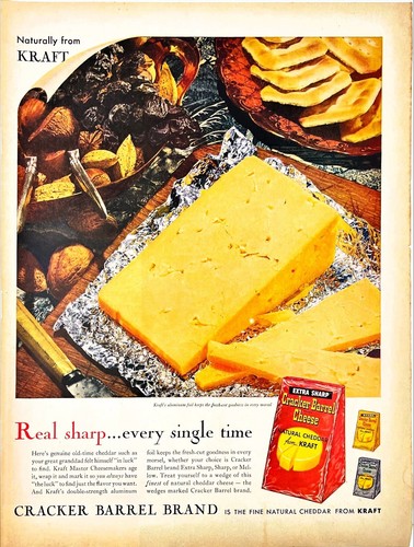Kraft aluminum foil - aluminum, cracker