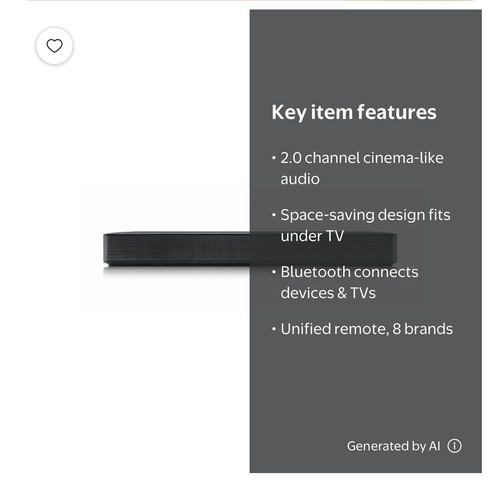 Soundbar with - ch.,