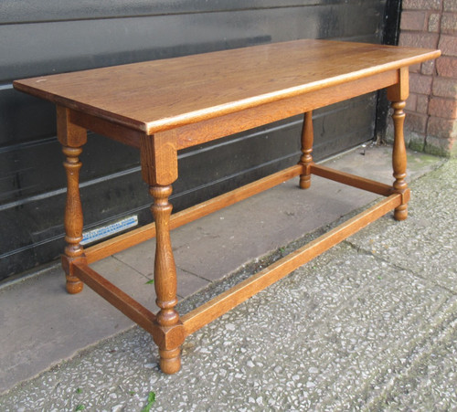 Vintage hardwood oak coffee - vintage,