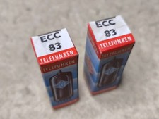 2 Telefunken ECC83 Tubes Tubes