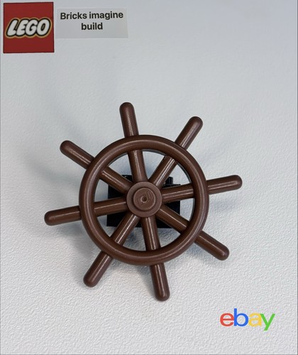 Lego vintage brown steering - brown,