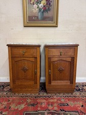 PAIR OF FRENCH OAK ART DECO