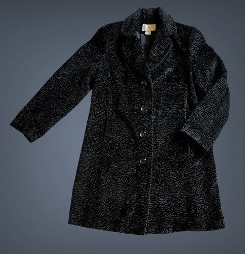 Black curly lamb - curly, coat