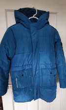 M&S Girls Turquoise Hooded