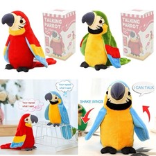 Cuddly talking parrot toy - talking,