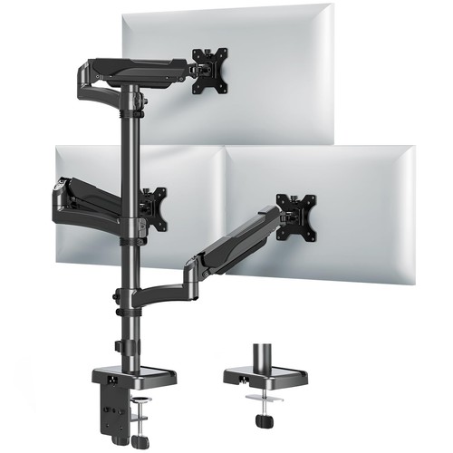 Triple monitor arm - monitor, desk