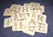 Wooden coaster personalised - wooden,