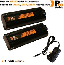 2x replacement batteries 1.5ah
