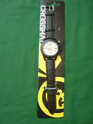 Crosshatch chronograph watch - crosshatch,