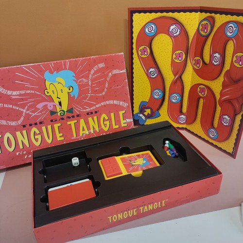 Vintage tongue tangle board - vintage,