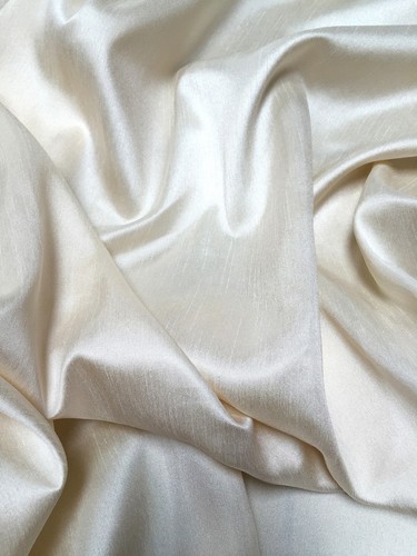 Plain faux dupion - dupion, silk