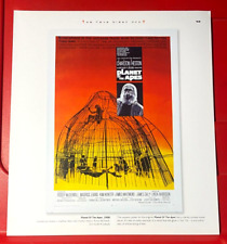 Planet Of The Apes Charlton Heston Movie/Film Poster Art PICTURE/PRINT 9" x 8"