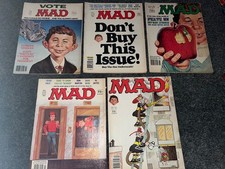Lot of  5 Mad Magazines