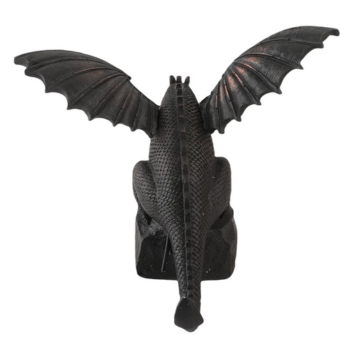 Bronze dragon fountain statue - bronze,