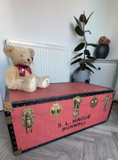 Vintage metal bound - vintage, steamer