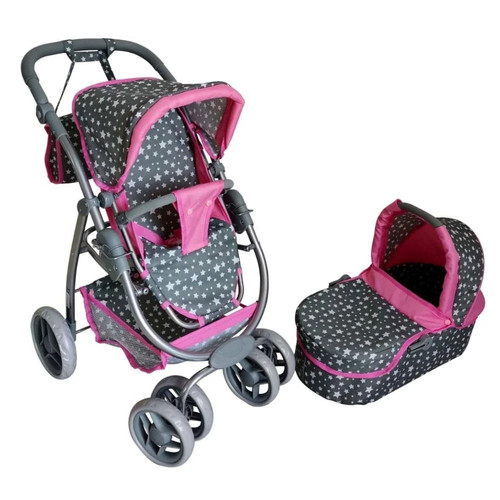 Doll pram with - pram, carrycot