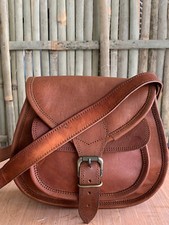 15" Vintage Saddle Bag Genuine