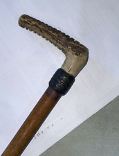 Swaine & Co London Vintage Hunting Whip Riding Crop Fox Hound Horse Equestrian