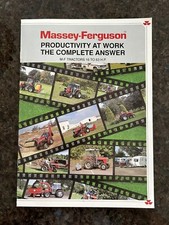 Massey Ferguson Tractor Brochure Leaflet 1010 1020 240 360