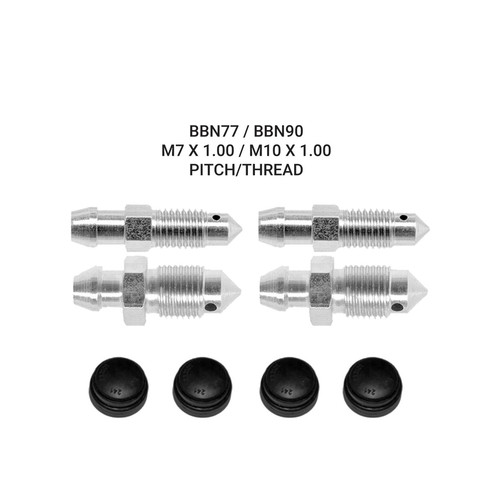 Brake caliper bleed - brake, nipples